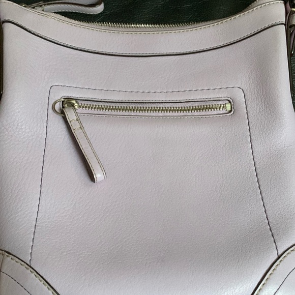Coach Crossbody/Shoulder Leather Bag, Lavender Color - Picture 12 of 16